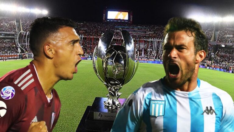 Supercopa: hora, formaciones y todos los detalles del duelo entre River y Racing