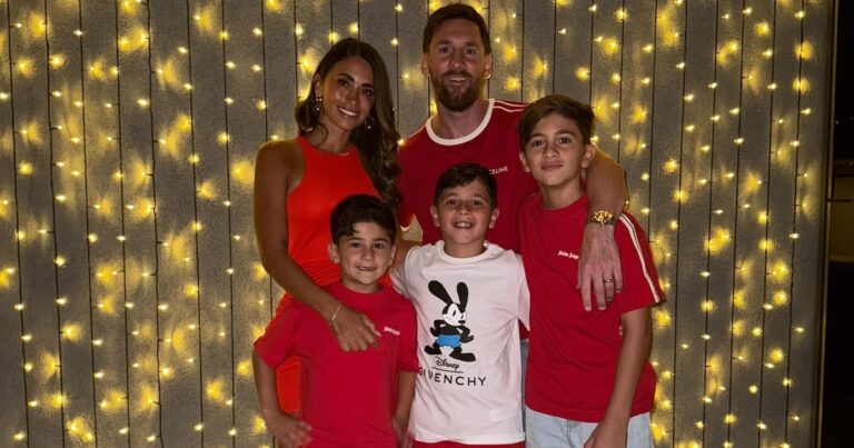 La foto familiar de Lionel Messi y Antonela Roccuzzo en la celebración de Navidad: todas las postales de los últimos festejos en Nochebuena