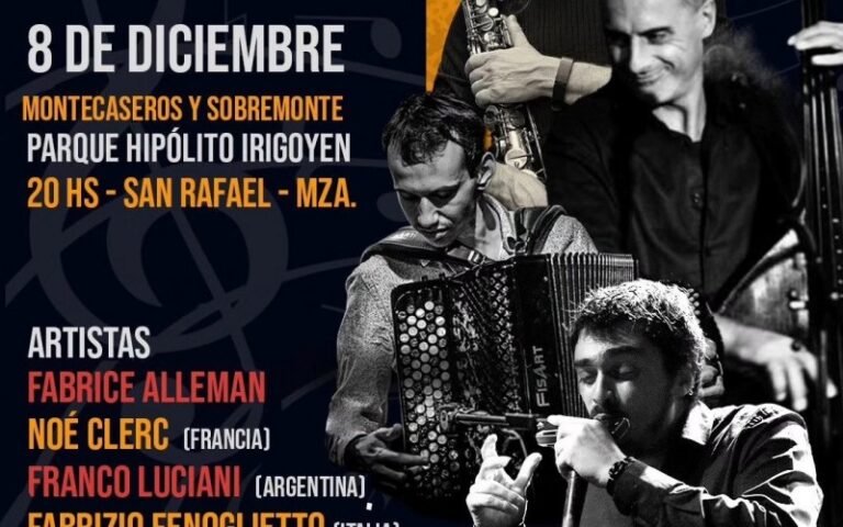 San Rafael será sede del Festival Internacional de Jazz y Vino