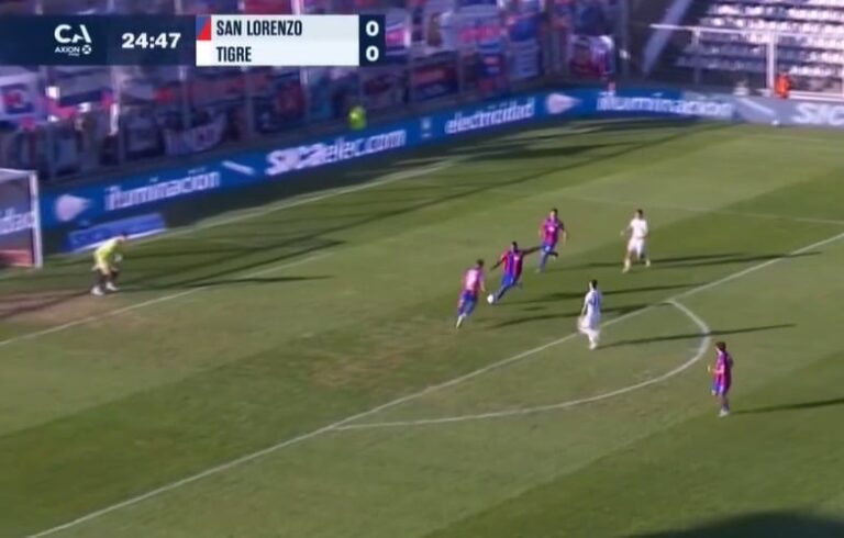 Insólito gol de Tigre ante San Lorenzo, por la Copa Argentina