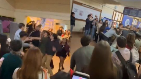 Escándalo en la Facultad de Derecho de la UBA: estudiantes libertarios y peronistas se enfrentaron a piñas