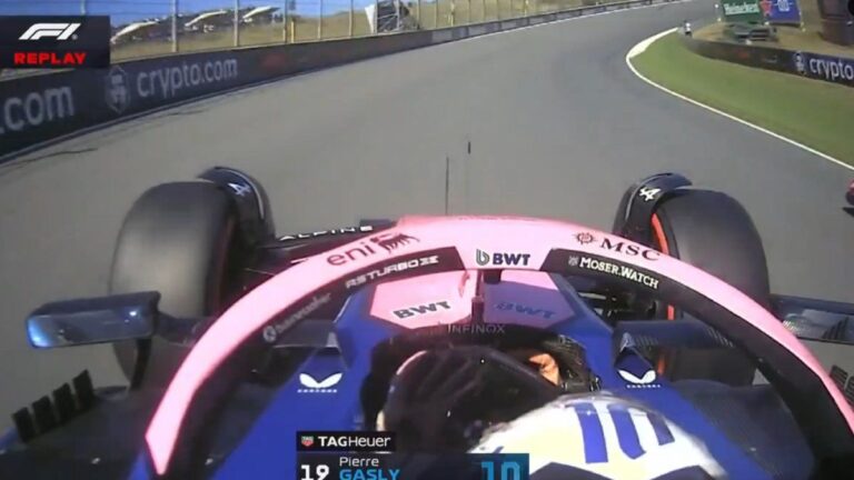 El reproche de Pierre Gasly a Franco Colapinto durante la FP3 en el GP de Países Bajos: qué pasó