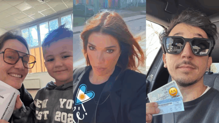 Elecciones en Buenos Aires: las postales del voto de los famosos