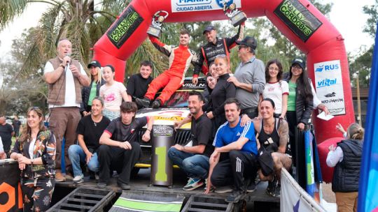 Villa María fue sede de la 7ª fecha del Rally Cordobés: Accastello acompañó la premiación en la Sociedad Rural